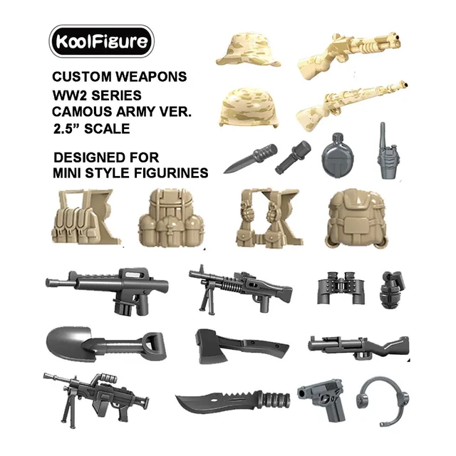 koolfigure custom ww2 weapons