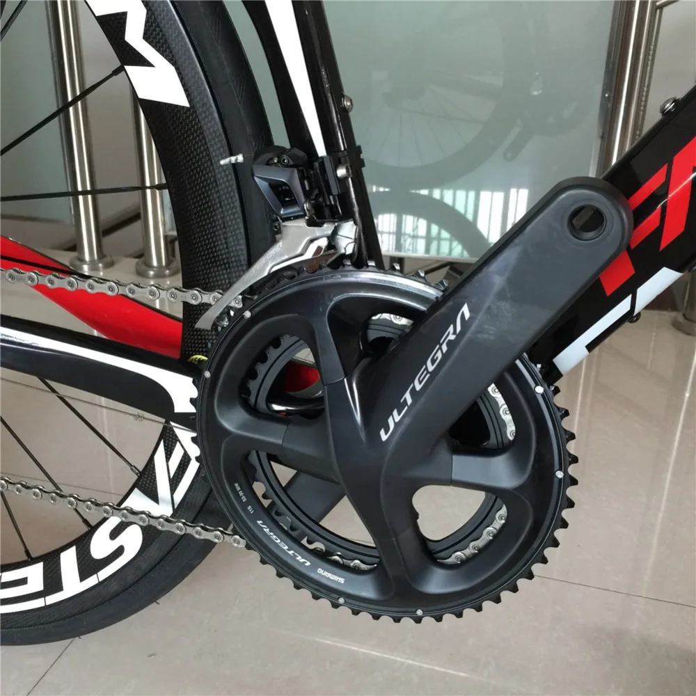 HOT SALE 2019 New Full Carbon 700C Road Bike Carbon Complete Bicycle With Ultegra R8000 22 Speed Groupset And 50MM Wheelset