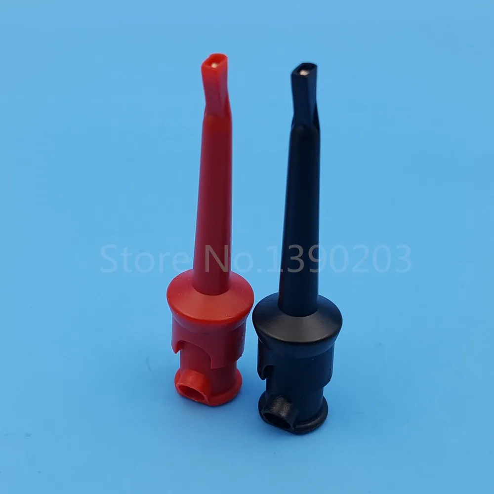 10Pcs 55mm Test Hook Clip Multimeter Test Accessories Probe Wire Solder Type