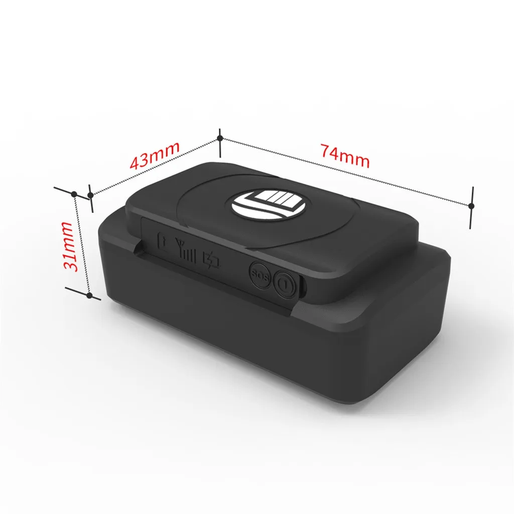 Franchise Auto Gps Tracker Micro Positioning Tracker Auto Fahrzeug Drahtlose Tragbare GPS Locator W