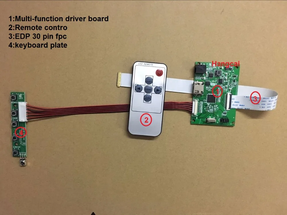 30PIN lcd драйвер платы PCB-800807V1 1HDMI EDP для разрешения экрана 1920*1200 1920*1080 1600*900 1366*768 1280*800 30 pin edp