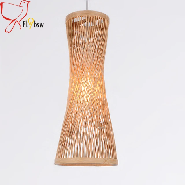 Modern Natural Bamboo Pendant Lamps Southeast Asia Handmade Modern Natural Bamboo Pendant Lamps Southeast Asia Handmade Suspension Light Lighting Fixture For Hotel