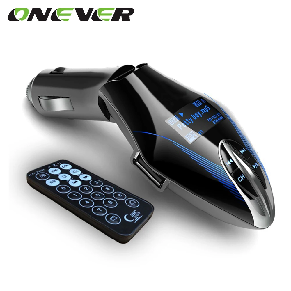 

Wireless FM Transmitter Car Mp3 Player 3 Colors LCD Screen Car Audio MP3 Music Player FM Modulator With Remote Control