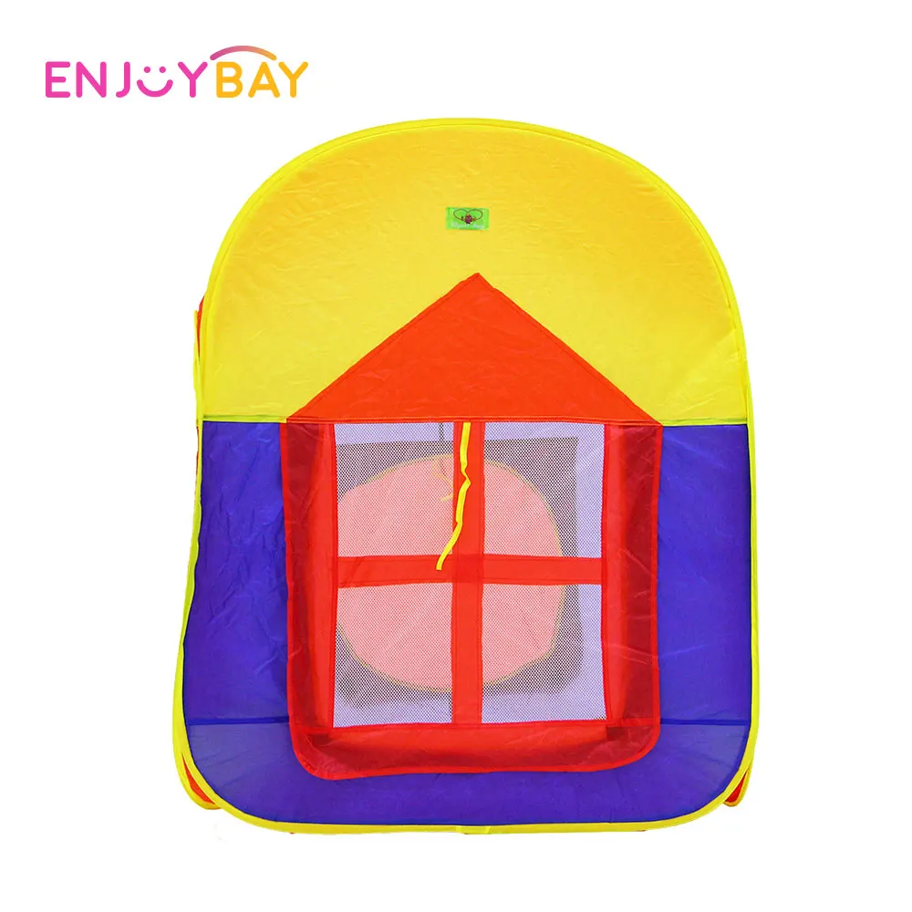 

Enjoybay Colorful Foldable Kids Tent Play House Indoor and Outdoor Easy Folding Game House Portable Tent Toys for Children Baby