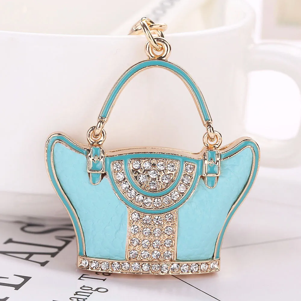 Buy SUSENSTONE 2017 fashion women Keychain Rhinestone