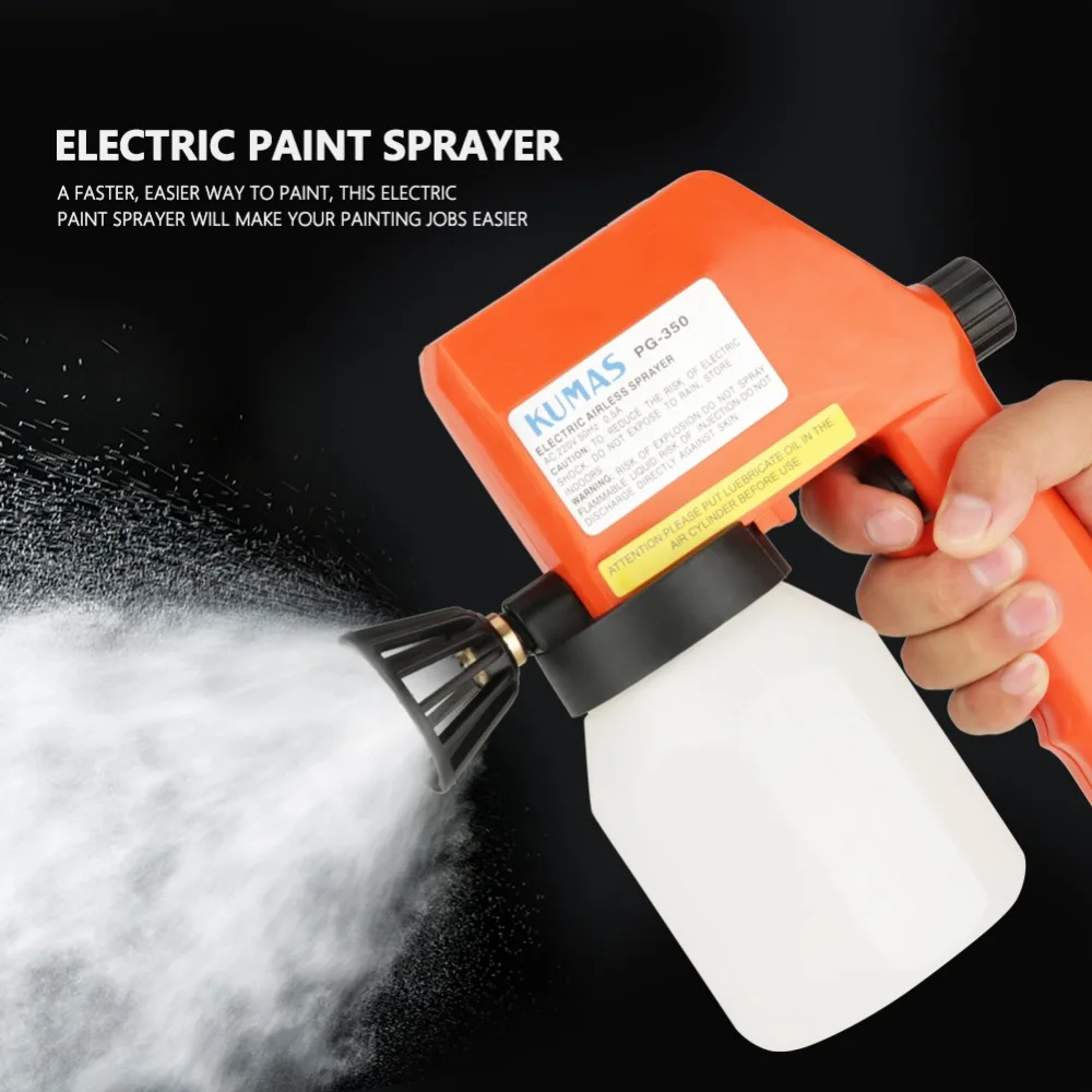 

600 mlLarge Capacity Electric Paint Sprayer Air Less Paint Sprayer Hand Held Spray Gun For House Painting Sprayer 220V (EU Plug)