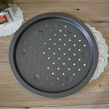 1 шт. выпечки 14 дюймов круглый лоток для пиццы антипригарным глубокое блюдо для пиццы пирог выпечка пресс-формы может быть использован в печи JC 0508