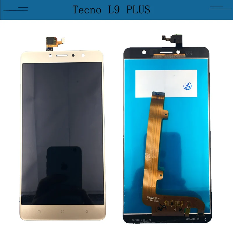 Оригинальный Для Tecno L9 Plus Полный ЖК-дисплей сенсорный экран стекло дигитайзер