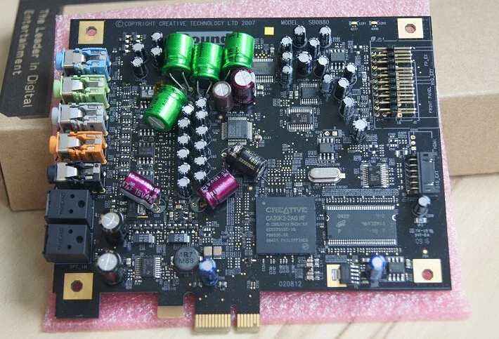 Syndicate pastel fattigdom MOD Creative Sound Blaster X Fi Titanium Fatal1ty Pro Series PCIE sound  card PC Audio Card SB0886|card stock|card dscard - AliExpress
