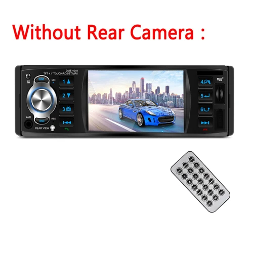 AMPrime 4022D 4,1 дюймов 1 Din автомагнитола Авто Аудио Стерео Авторадио bluetooth Поддержка камеры заднего вида USB пульт дистанционного управления - Цвет: Car Radio