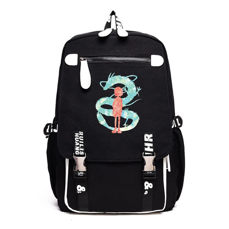 

Spirited Away Satchel Men's Backpacks Student Bagpack Outdoor Travel Rugtas School Bag Girl Boy Computer Bag Mochila Feminina