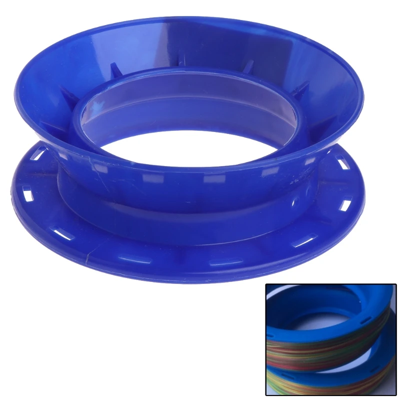 

Fishing Line Coiling Plate Plastic Handle Wire Winding Circular Main Coil Board Tool Fishing Accessories