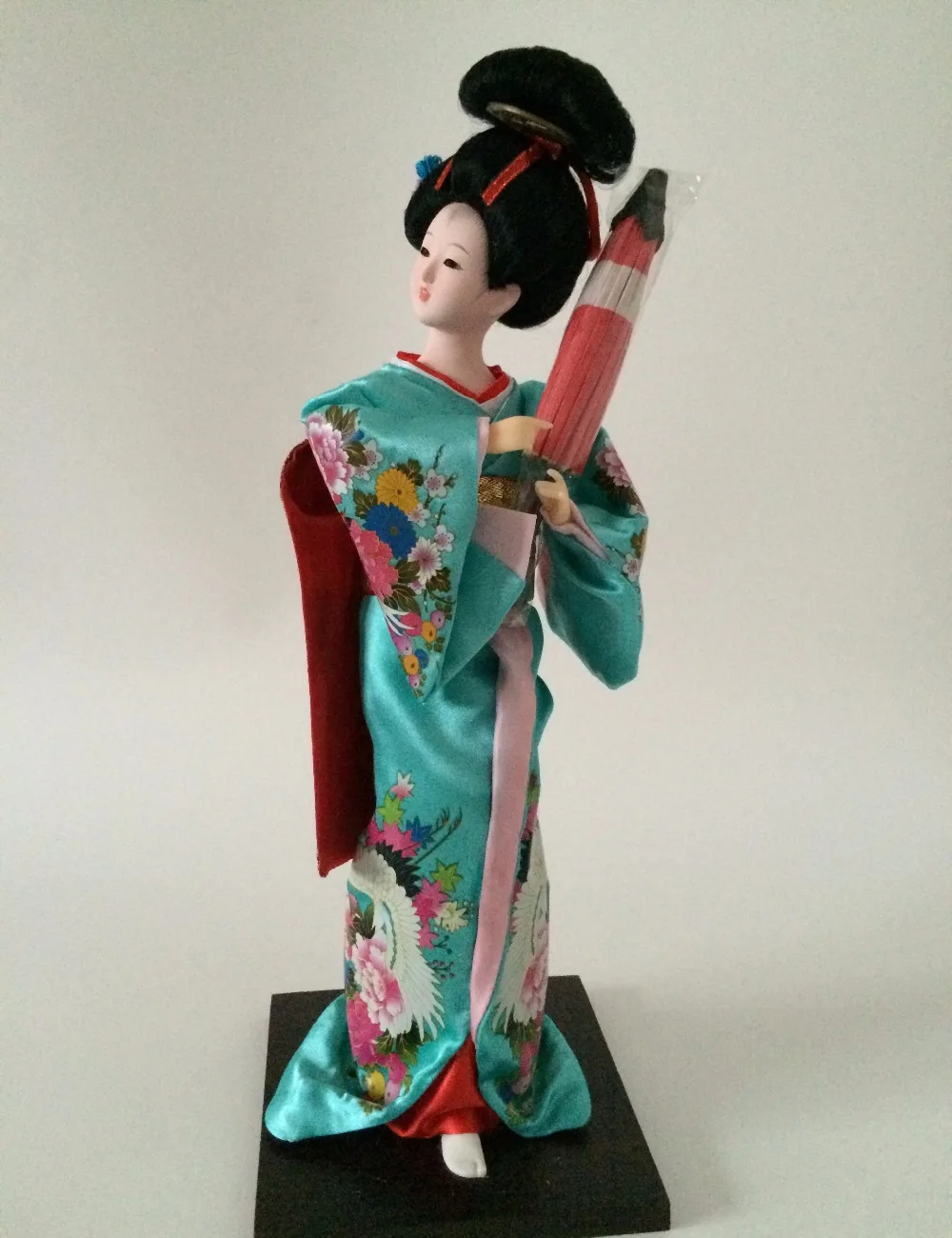Японские Кимоно Ткань Салон Антикварной Гейши Куклы С Зонтик Свадьба | Куклы -32751201914