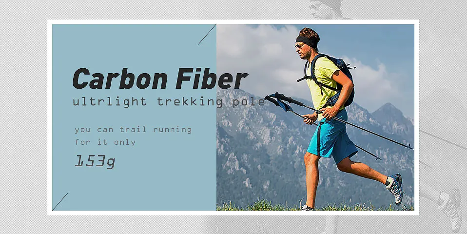 Vara de Caminhada Seções de Fibra de Carbono Pólos ao ar Naturehike Folding Leve Trekking Livre Caminhadas Pólos 4 150-170g 2 Cheap Bengalas