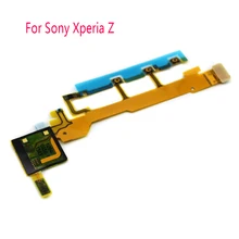 Original Microphone Volume Power on off Switch button Volume buttons kepad Flex Cable For Sony Xperia