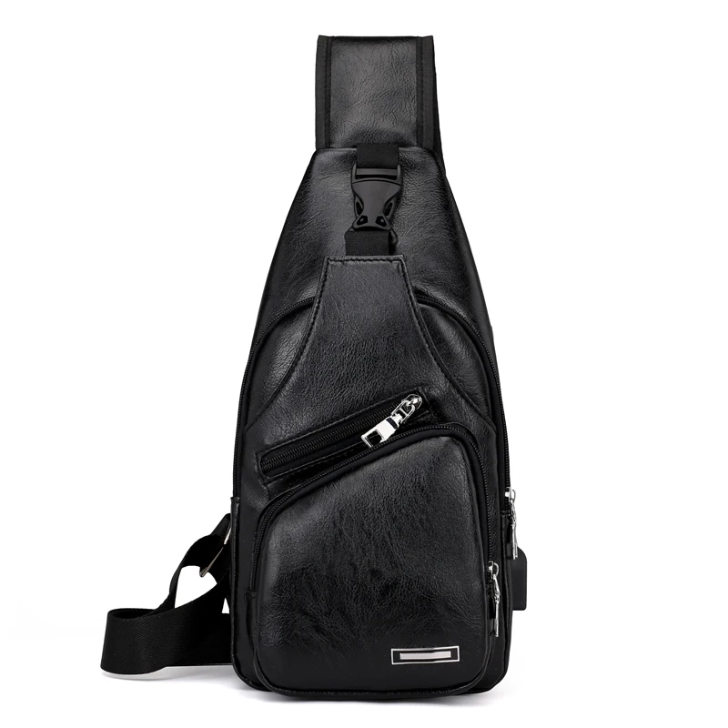 Color : Black KRPENRIO Mens Briefcase Zippered Canvas Waterproof Messenger Bag Shoulder Bag