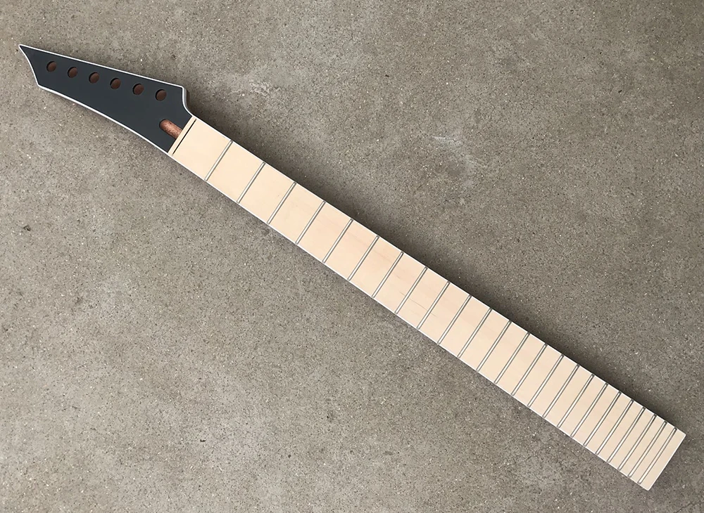 

Factory Custom 6/7 Strings Mahogany Electric Guitar Neck with 24 Frets,Maple Fretboard,Volute Back,offering customized services