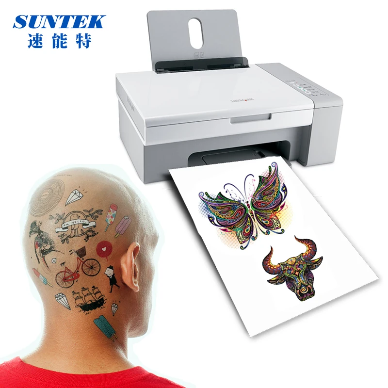  20sets lot A4 Inkjet Laser Temporary Tattoo Paper DIY Waterproof