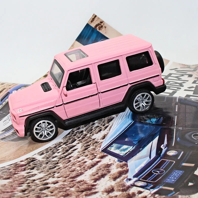 1:36 Benz G63 SUV литая модель автомобиля детские игрушки Коллекционная украшение