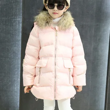 

New Girls Winter Coats Thickness Hooded Jackets Winterjas Meisjes Girls Winter Coat 7WT005