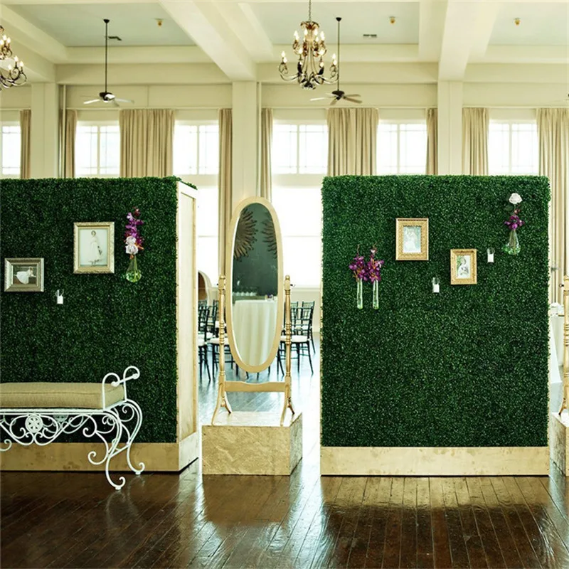 

1 Pcs 50*50cm Artificial Plants Grass Wall Fake Lawn Party Decoration Wedding Decoration Planta Artificial grama for Wedding