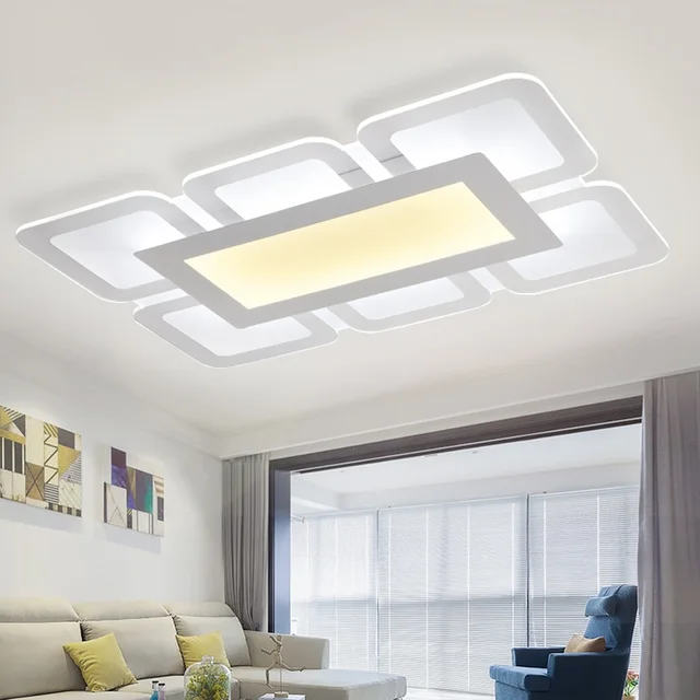 Ultra Tipis Led Baru Akrilik Gi Panjang Lampu Langit Ultra Tipis Led Baru Akrilik Gi Panjang Lampu Langit Ruang Tamu Modern Sederhana