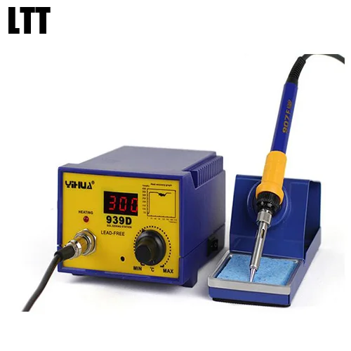 YH 939D thermostic solder Iron station with import heat chip big power