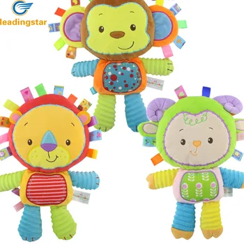 

LeadingStar Kids Lovely Cartoon Stuffed Animal Soft Plush Toy Stuffed Rattle Toys for Boys and Girls zk30