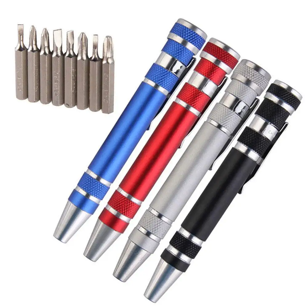 8 в 1 мини гаджеты электрические инструменты для ремонта Ручка стиль прецизионный набор отверток