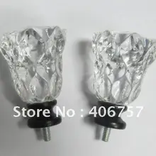 Новое поступление высококачественная прозрачная труба дизайн штора стержни финики для 5/8-IN(16 мм) и 3/4-IN(19 мм) Диаметр штор стержни