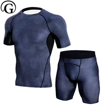 PRAYGER, мужской набор для коррекции фигуры, для похудения, Abdo, мужской корсет с круглым вырезом, футболка, подтяжка, контроль ягодиц, трусы, одежда для бодибилдинга, костюмы