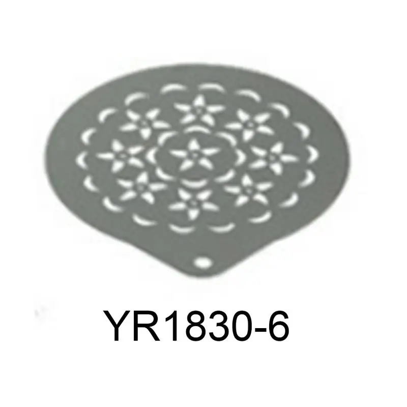 Трафареты для кофе из нержавеющей стали трафареты для украшения кофе шаблон для латте капучино кекс печенье трафареты - Цвет: Цвет: желтый
