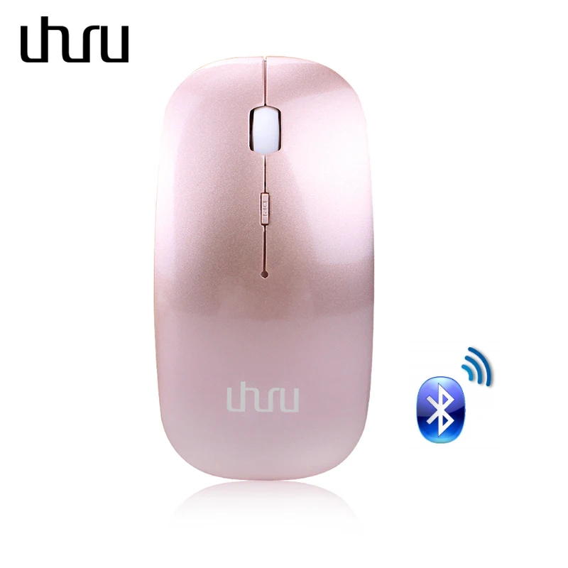 

UHURU Wireless Mouse Bluetooth 3.0 Silent Rechargeable Mouse Portable Office Mice with 3 DPI for PC Laptop Computer Accessories