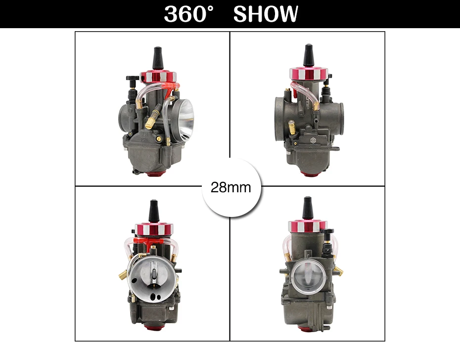 Alconstar ZSDTRP PWK 28 мм, 30 мм, 32 мм, 34 мм карбюратор для 4 тактный двигатель цикл Carburador 150-400cc гоночный двигатель электрический скутер