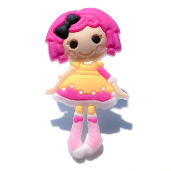 1 шт. наизнанку Lalaloopsy пвх брошь в стиле аниме булавки значок мультфильм значок кнопка значки для женщин детский подарок рюкзак одежда шляпа Декор - Цвет: 1307-04