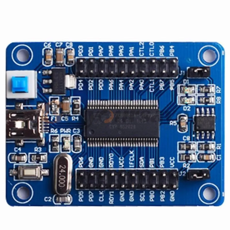 Доска/модуль Cypress CY7C68013A EZ USB FX2LP USB2.0 1 шт.|cypress cy7c68013a|board boardez-usb fx2lp cy7c68013a |