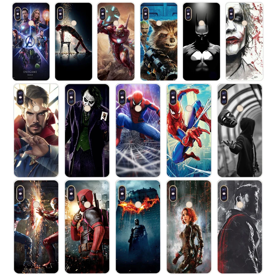

80 ZX Marvel Avengers TPU Soft Silicone Phone Case for Xiaomi Redmi Note 4 4X 5 7 6 pro plus a2 lite Cover