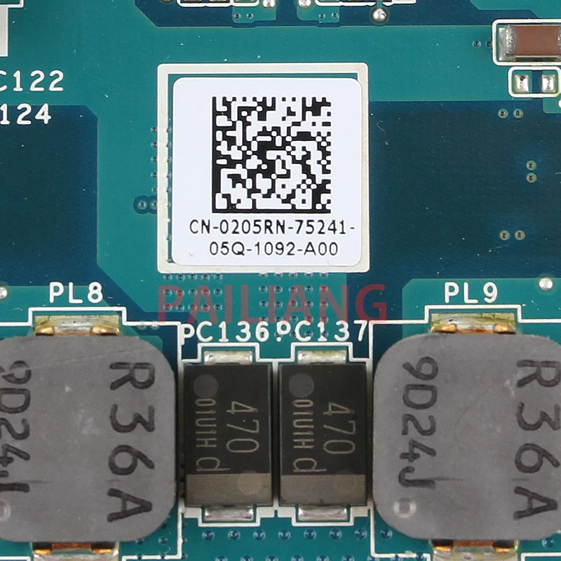 Материнская плата для ноутбука PAILIANG DELL Studio 1458 S1458 материнская ПК CN 0205RN полностью