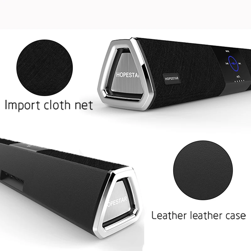 HOPESTAR A3 Bluetooth Speaker 20W tv soundbar Wireless Portable stereo Bass Subwoofer Home theater system Audio PC sound bar box