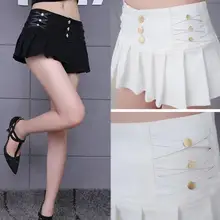 Черно-белые плиссированные мини-юбки-карандаш для женщин s летняя богемная Ночная Клубная Сексуальная женская короткая юбка Faldas Mujer WF933