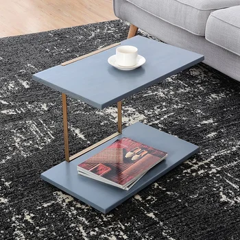 

445mm High Rectangle Small Coffee Tables / Side Tea Table with Metal Frame / May >8weeks for Delivery