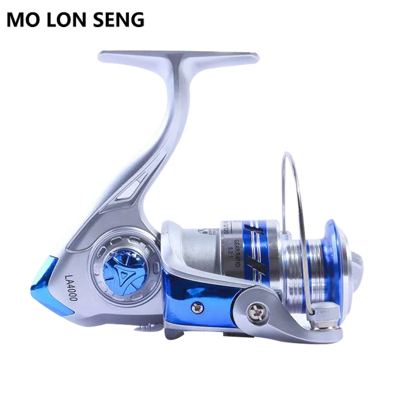 

MOLONSENG Fishing Reel 12BB Ball Bearing 5.2:1 Spinning Reel for Fishing Carp 2000-7000 Series Spinning Reels Wheel Spool Lure