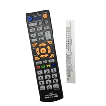 Controle remoto universal l336, controle inteligente sem fio com função de aprendizagem, controle remoto para smart tv dvd sat