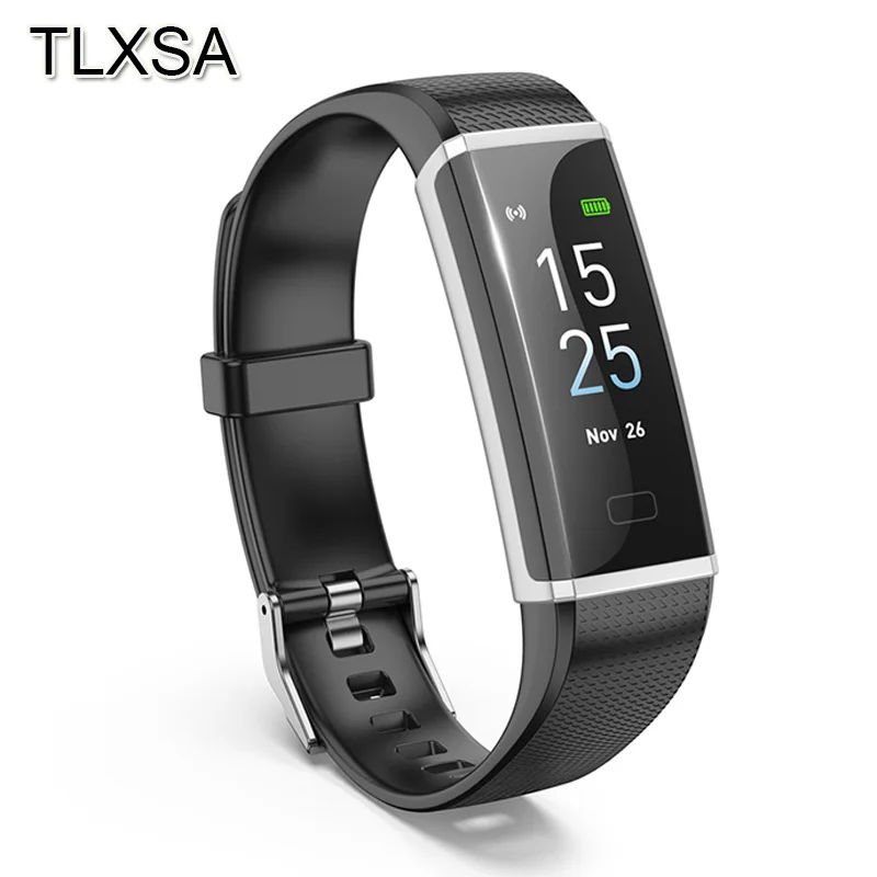 

TLXSA Women Heart Rate Monitor Smart Band Sports Pedometer Calorie Fitness Bracelet Waterproof For Android IOS Smart Wristband