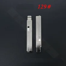 № 129 складной ключ для Dodge, cherokee Chrysler и 300C автомобиля Болванка для ключа для мотоцикла замены головки ключа удаленный ключевой отвал(10 шт