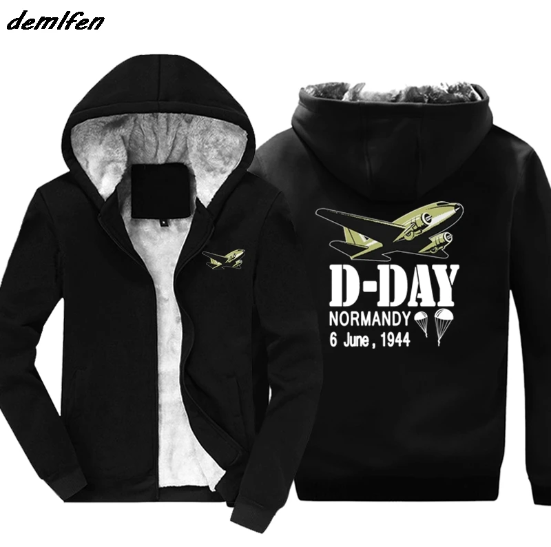 Лидер продаж модные новые толстовки с капюшоном D-Day Normandy Мужская толстовка