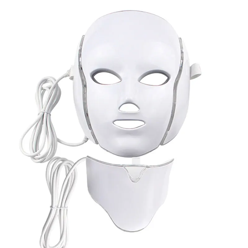 

Dropshipping 7 Colors LED Photon Mask Acne Skin rejuvenation acne dispelling and wrinkles dispelling Tighten pores Face Beauty
