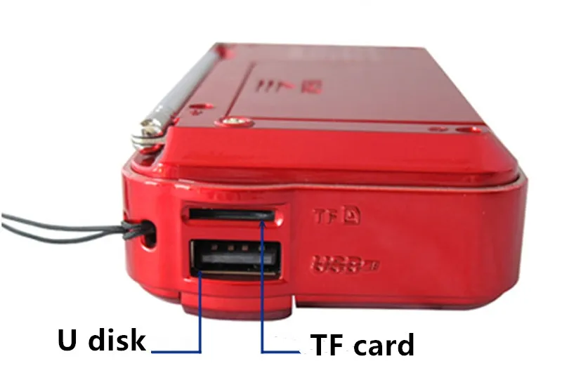 FM радио портативный рекордер поддержка USB диск TF карта плеер Многофункциональный высокой мощности плееры Extroverted динамик светодиодный светильник