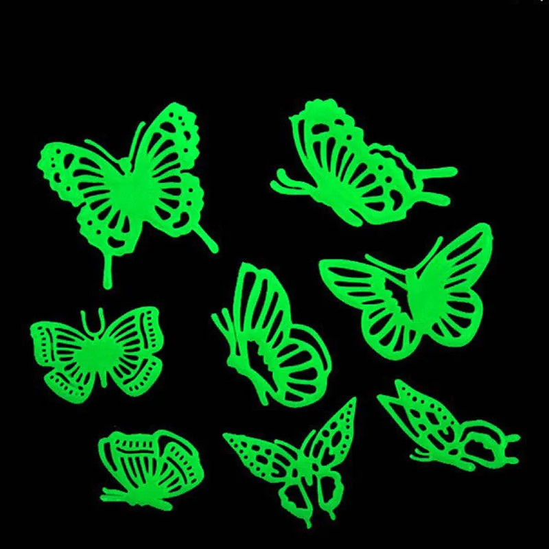 

Luminous stickers Shine in the darkness Plastic 3D Stars Glow In The Dark Luminous Fluorescent Wall Stickers