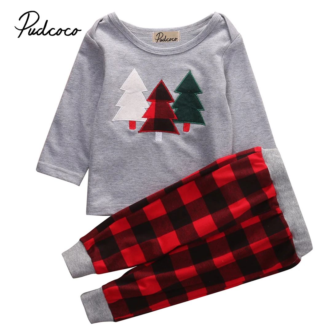 pudcoco toddler kids baby boy girl clothes christmas tree toddler boys christmas clothes